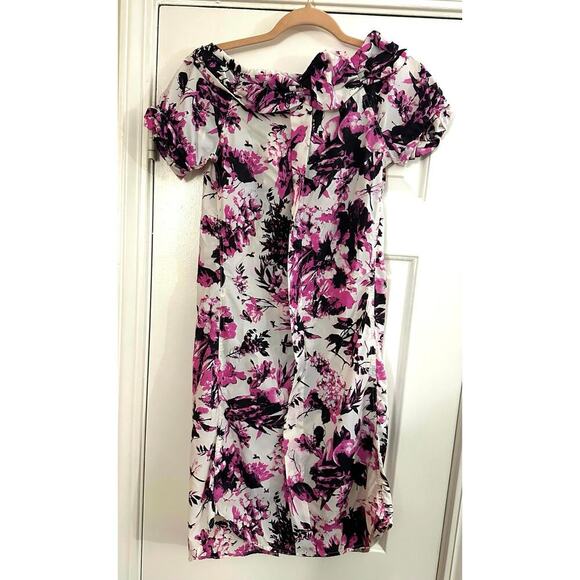 JEAN PAUL GAULTIER for Target Purple Floral Nylon Dress - Sz XS - Picture 5 of 5